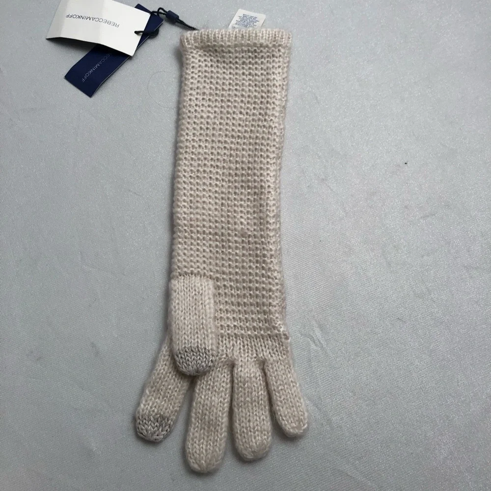 Rebecca Minkoff ivory ONE RIGHT HAND tech glove